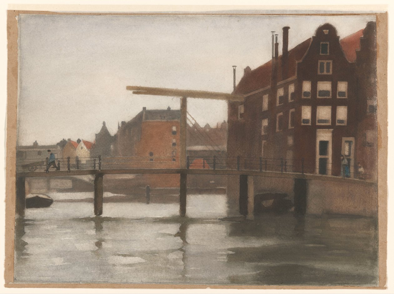 Näkymä Uilenburgiin Amsterdamissa tekijältä Willem Arnoldus Witsen