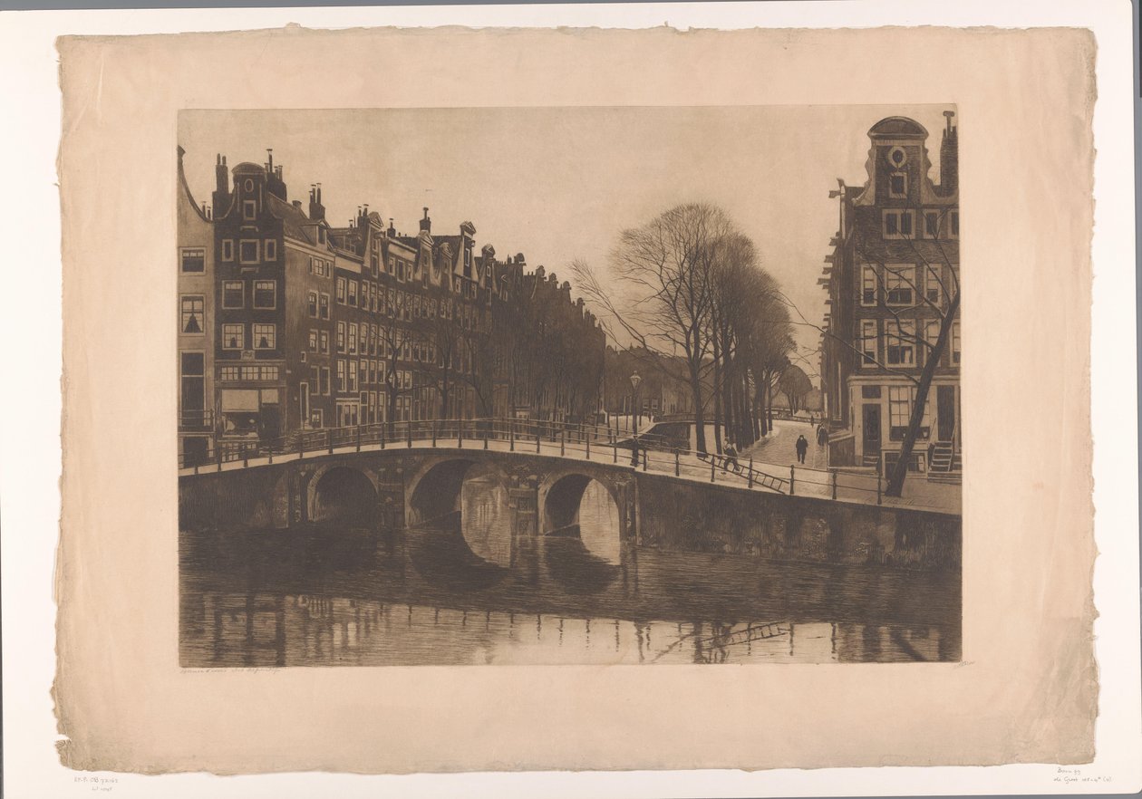 Leidsegracht, Amsterdam tekijältä Willem Arnoldus Witsen
