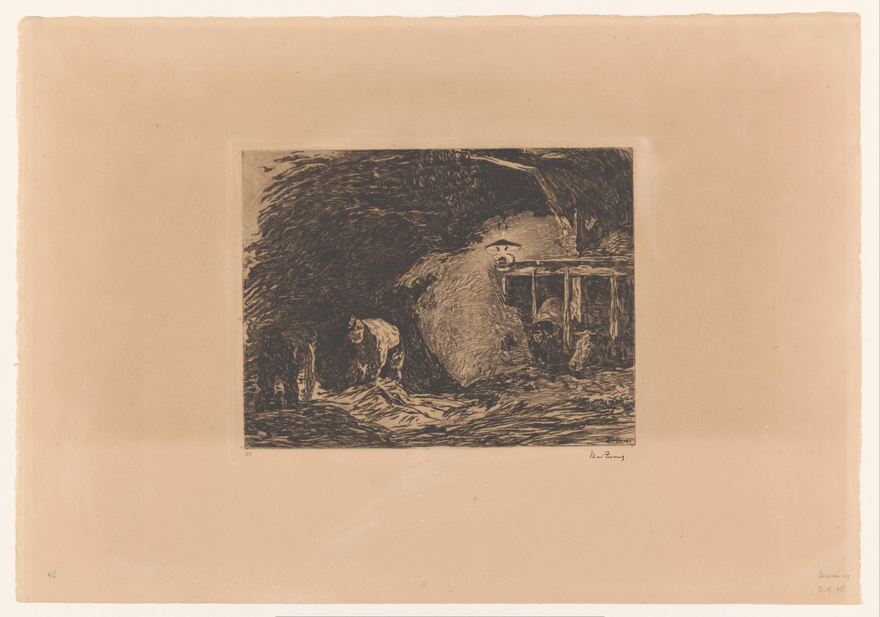 Vakaa sisustus lampunvalolla tekijältä Willem de Zwart (signed by artist)
