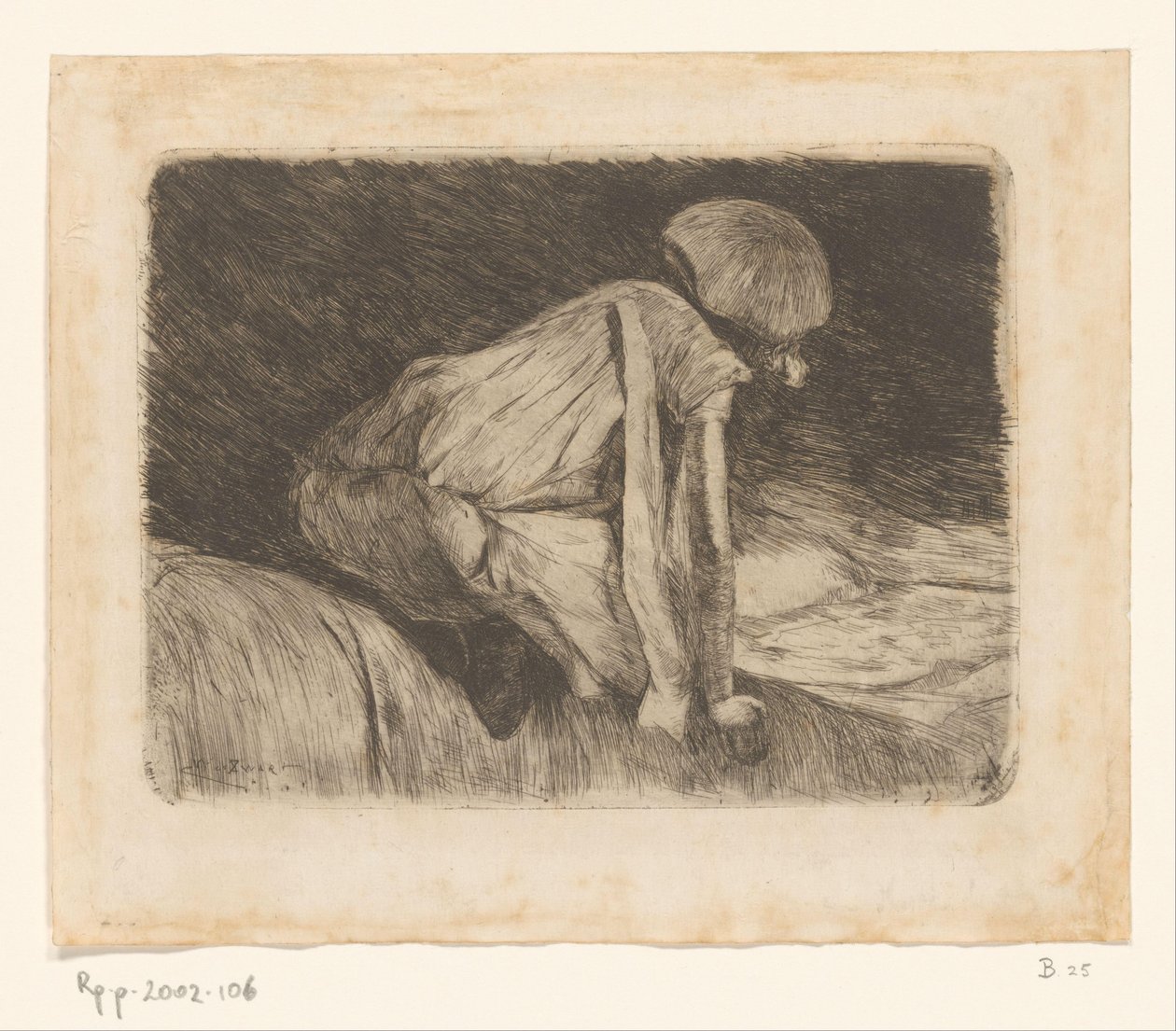 Girl Reading (takaa katsottuna) (alkuperäinen nimi) tekijältä Willem de Zwart