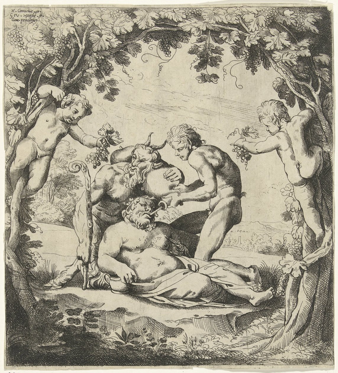 Bacchuksen juominen tekijältä Willem van Haecht (II)