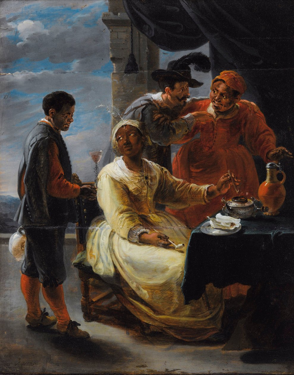 Maistava tupakka tekijältä Willem van Herp the Elder