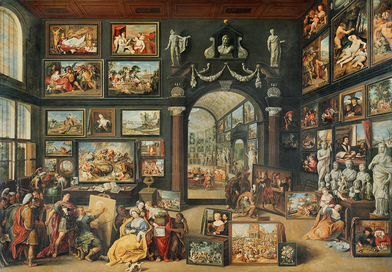 Apellesin studio tekijältä Willem van II Haecht
