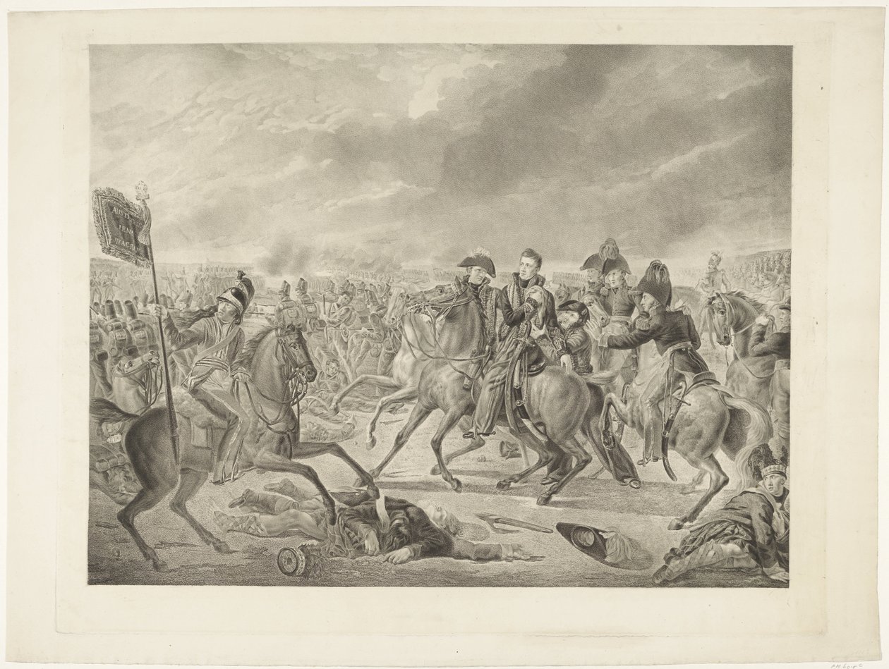 Orangen prinssi Waterloon taistelussa 1815 tekijältä Willem van Senus