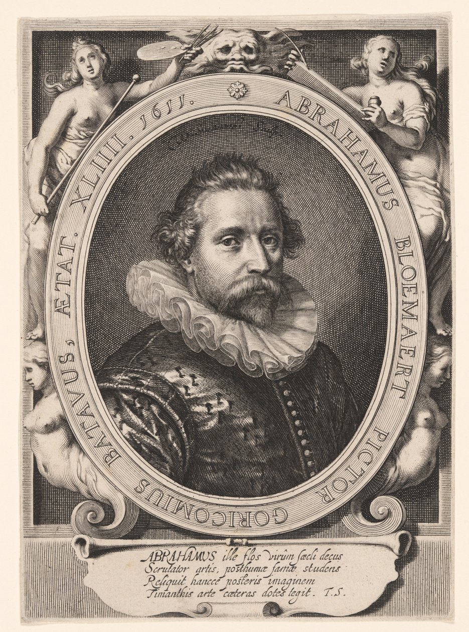 Abraham Bloemaertin muotokuva tekijältä Willem van Swanenburgh