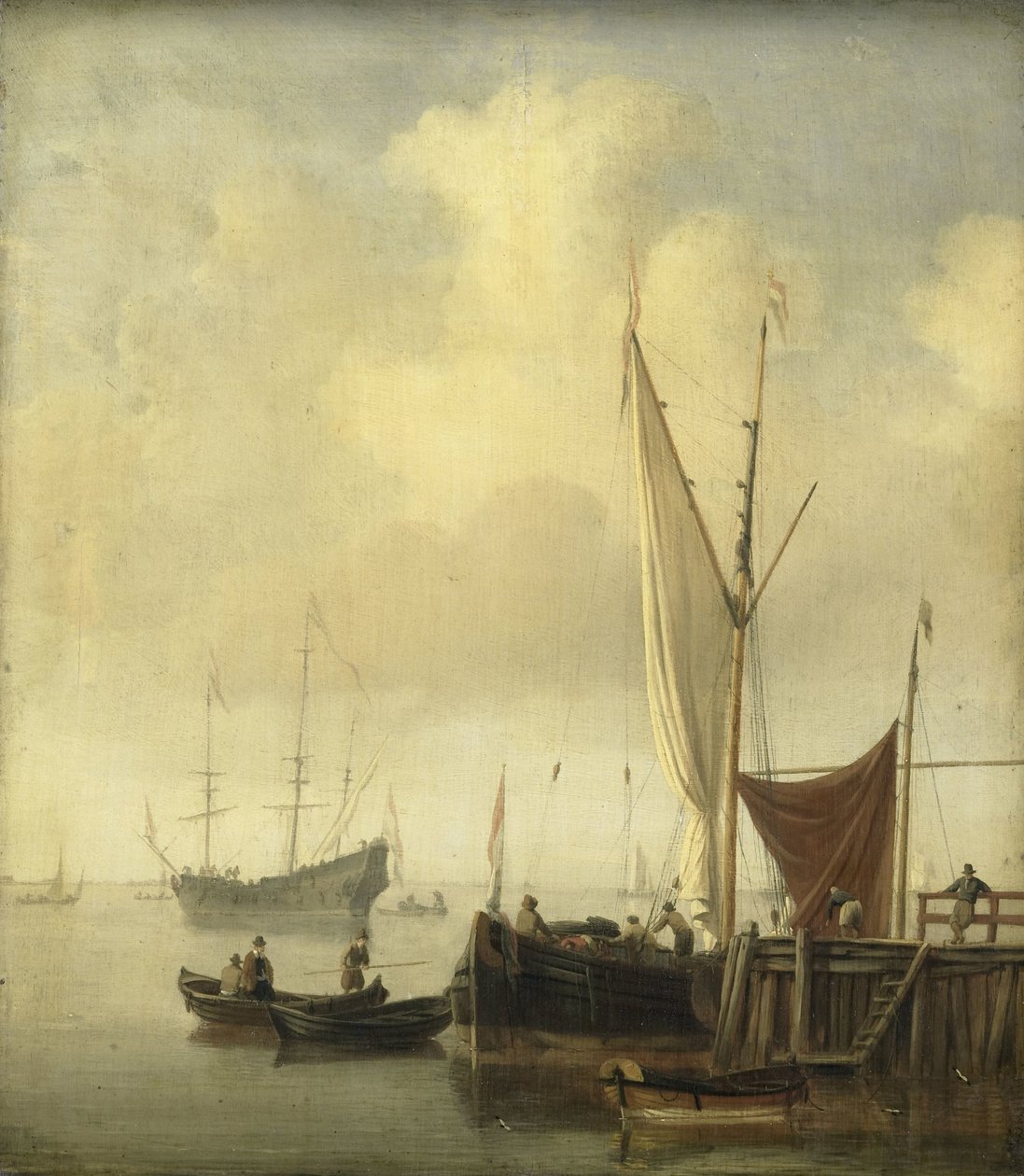 Satama tekijältä Willem van de Velde (II)