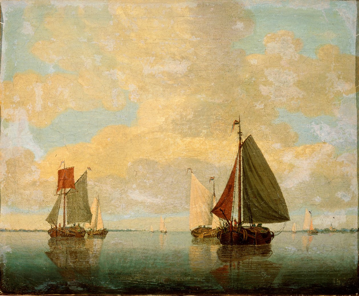 Purjeveneet, 1600-luku tekijältä Willem van de Velde the Younger