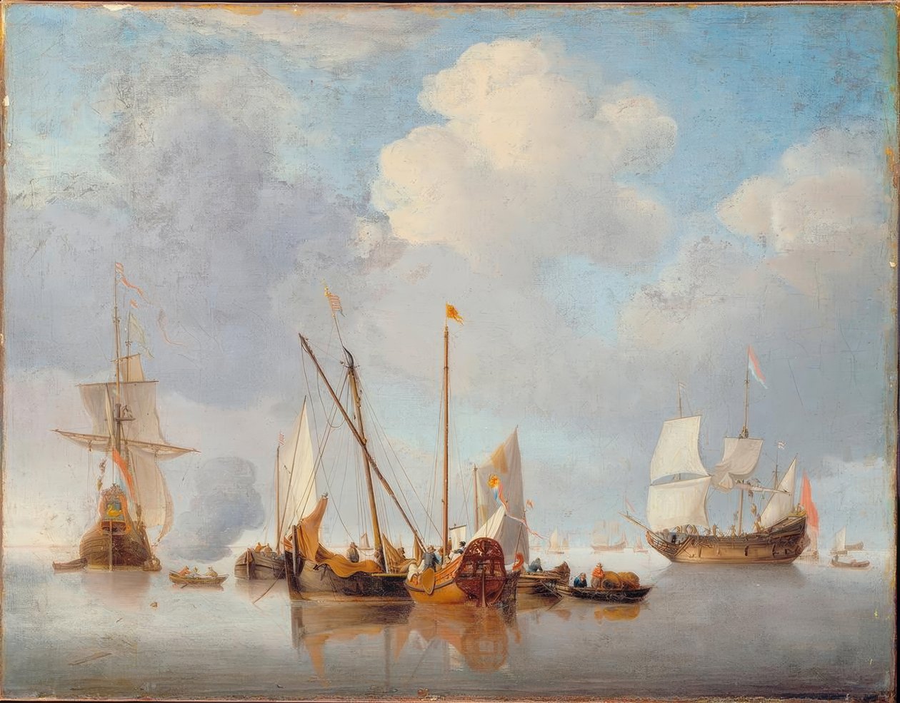 jälkeen W. v. d. Velde d. J., tyyni tekijältä Willem van de Velde the Younger