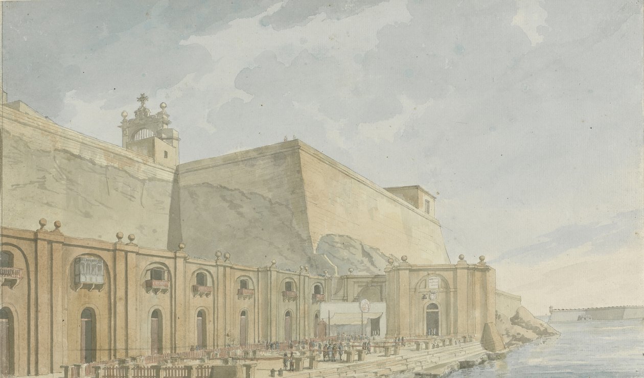 Malta, c. 1785 tekijältä Willey Reveley