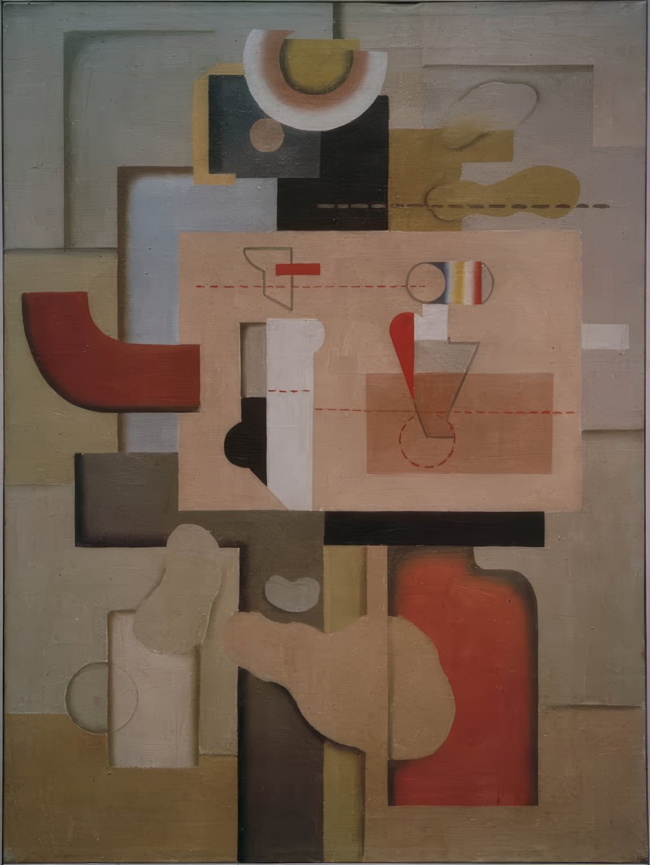 Ateljeekuva I tekijältä Willi Baumeister