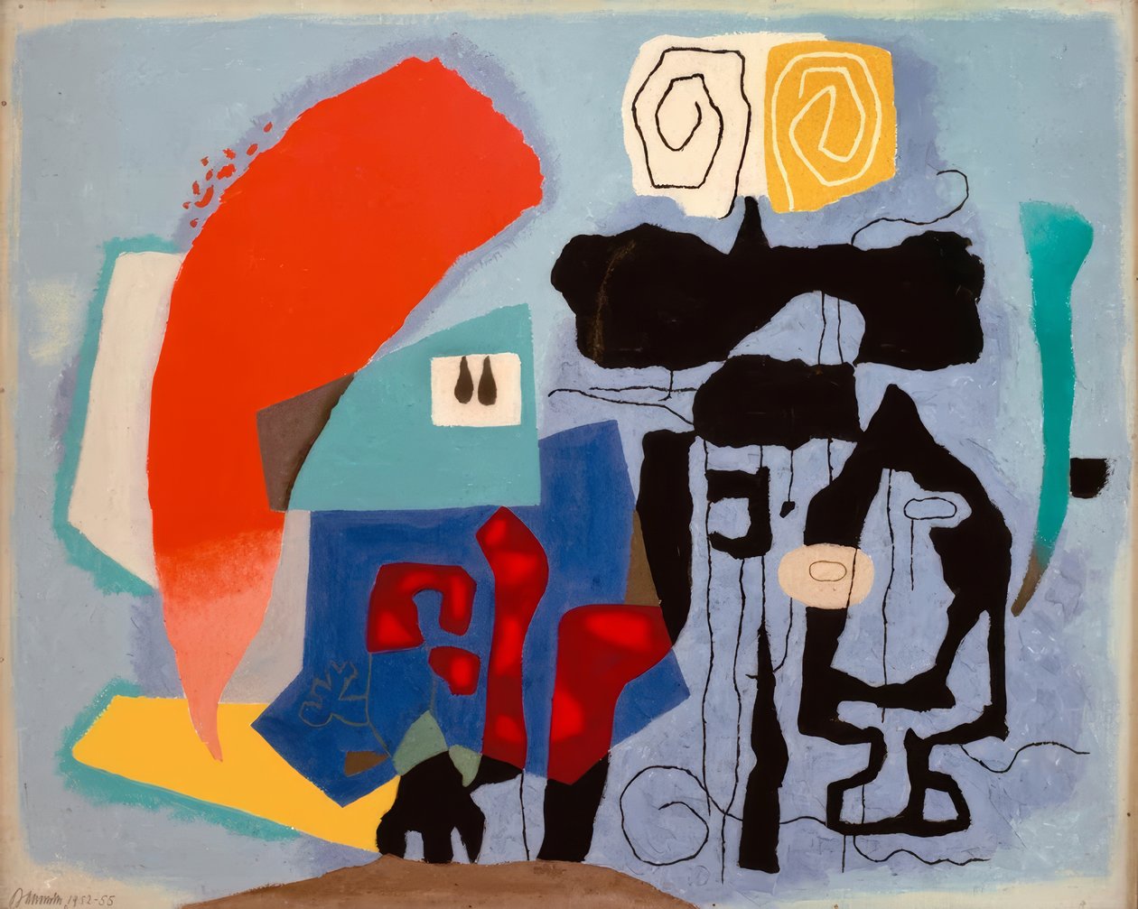 Nyrkki sinisellä tekijältä Willi Baumeister