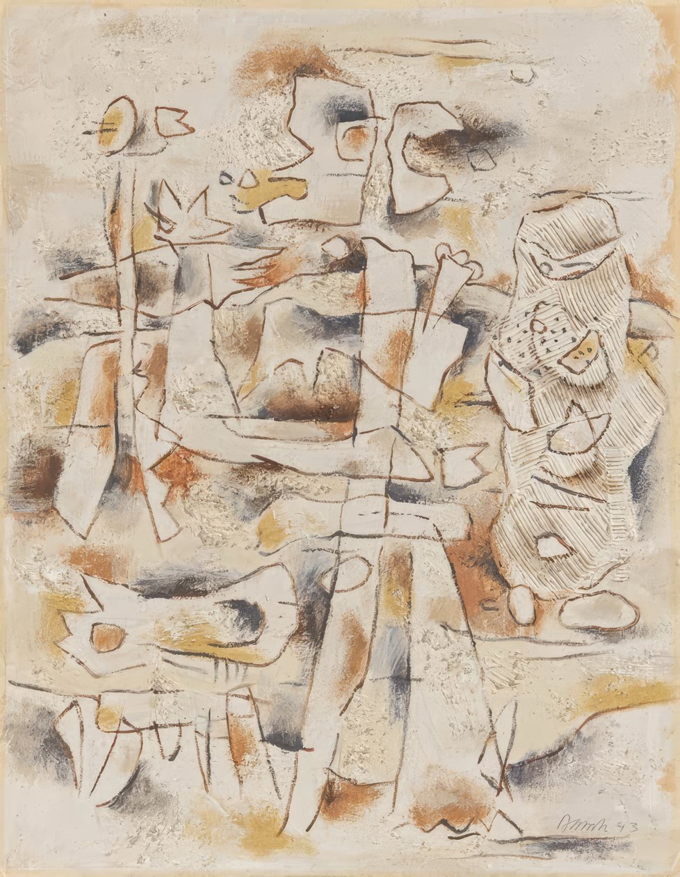 Kivinen maisema tekijältä Willi Baumeister