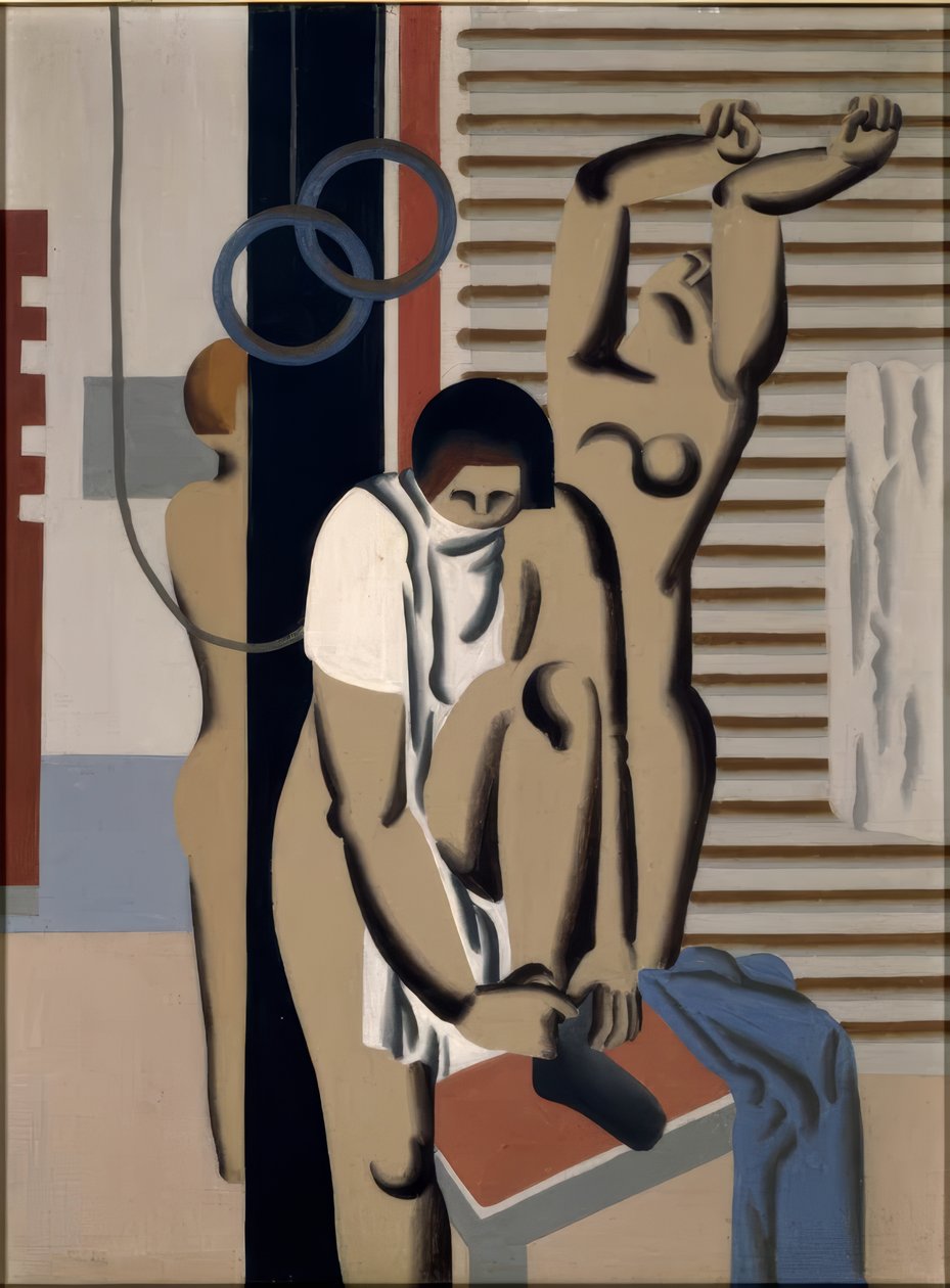 Naiset kuntosalilla tekijältä Willi Baumeister