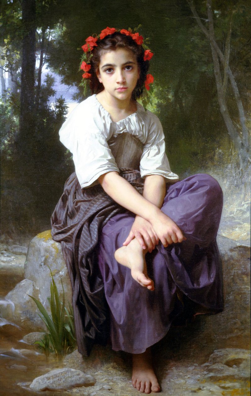 Puron laidalla tekijältä William Adolphe Bouguereau