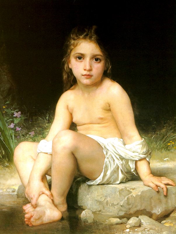 Uiva lapsi tekijältä William Adolphe Bouguereau