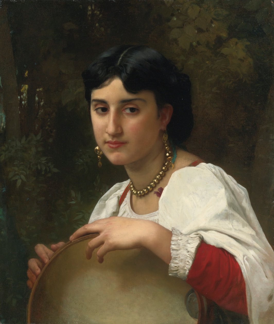 Italia tai tambourin tekijältä William Adolphe Bouguereau