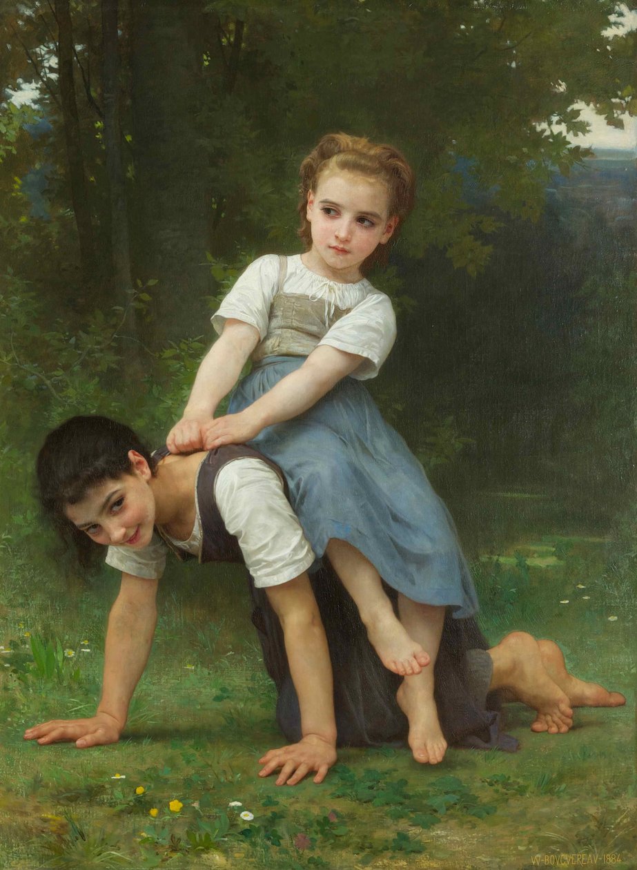 La Bourrique (Ratsastus) tekijältä William Adolphe Bouguereau