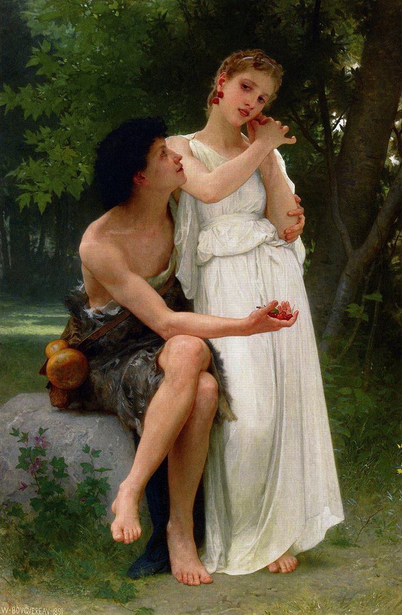 Les premiers bijoux tekijältä William Adolphe Bouguereau