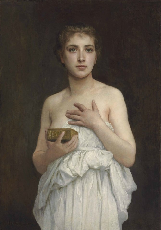 Pandore tekijältä William-Adolphe Bouguereau
