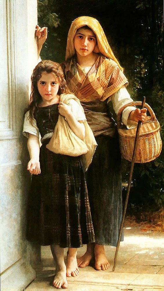 Petites Mendiantes tekijältä William Adolphe Bouguereau