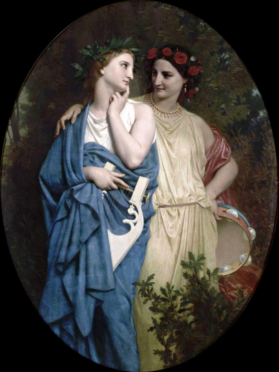 Philomela ja Procne tekijältä William Adolphe Bouguereau