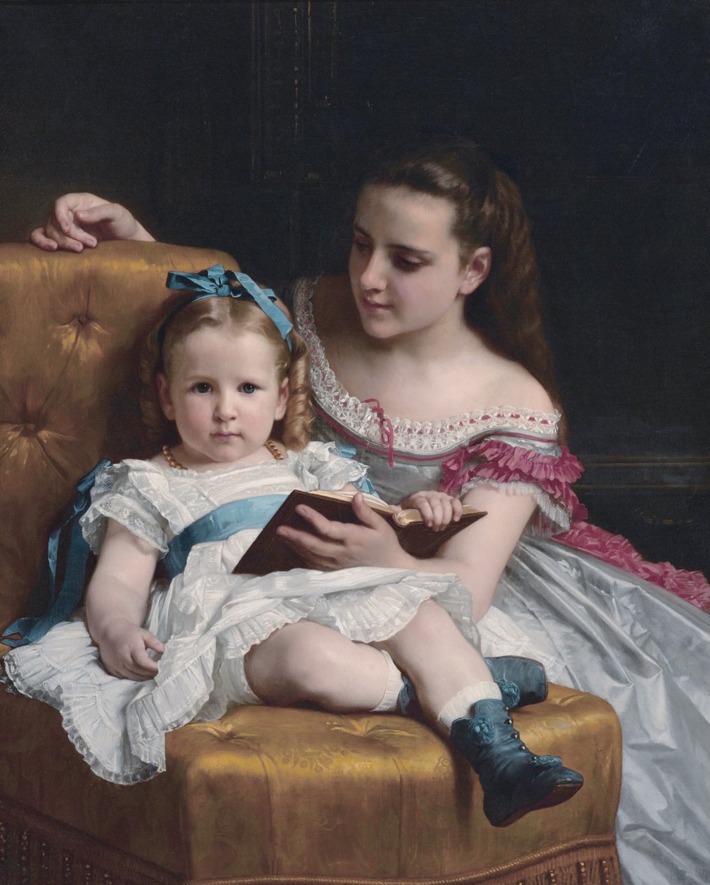 Evan ja Frances Johnstonin muotokuva tekijältä William Adolphe Bouguereau