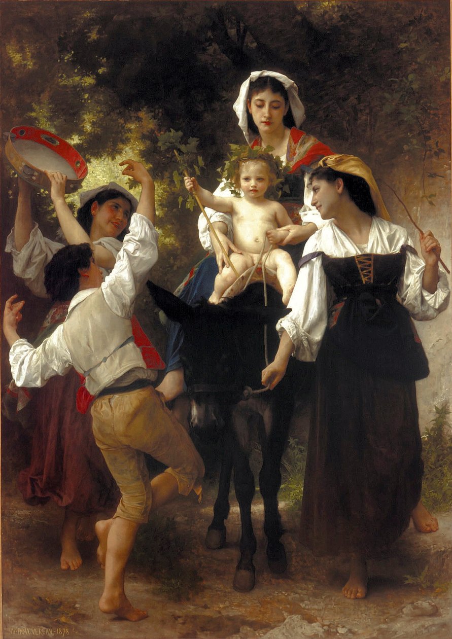 Paluu sadonkorjuusta tekijältä William Adolphe Bouguereau