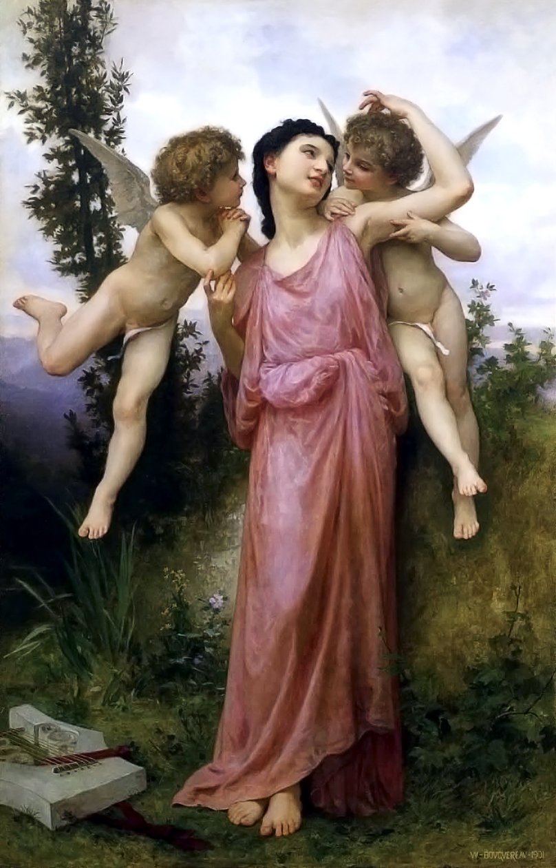 Hellävaraiset sanat tekijältä William Adolphe Bouguereau