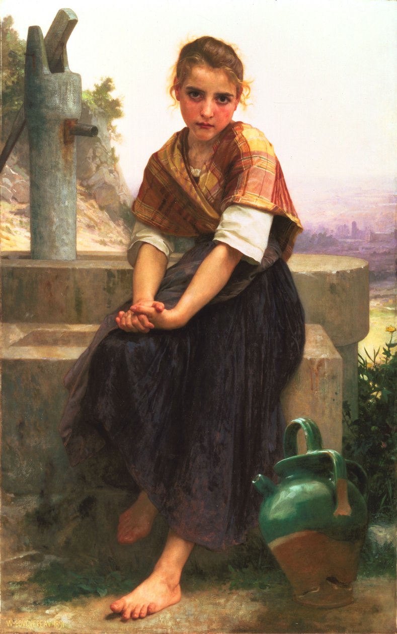 Murtunut kannu tekijältä William Adolphe Bouguereau