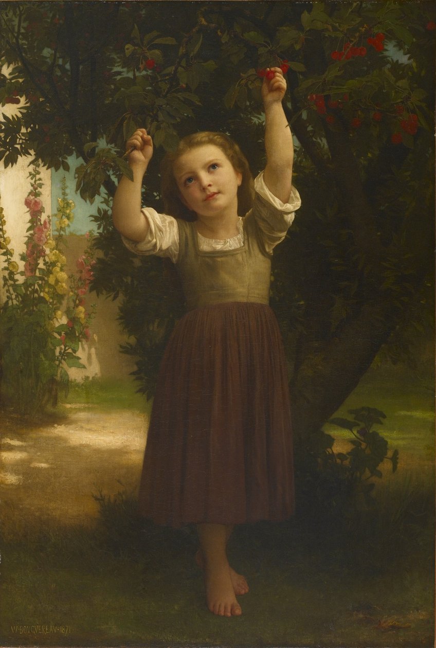 Kirsikan poimija tekijältä William Adolphe Bouguereau