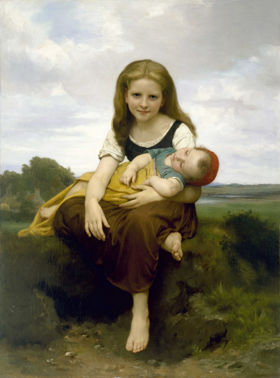 Vanhin sisar tekijältä William Adolphe Bouguereau