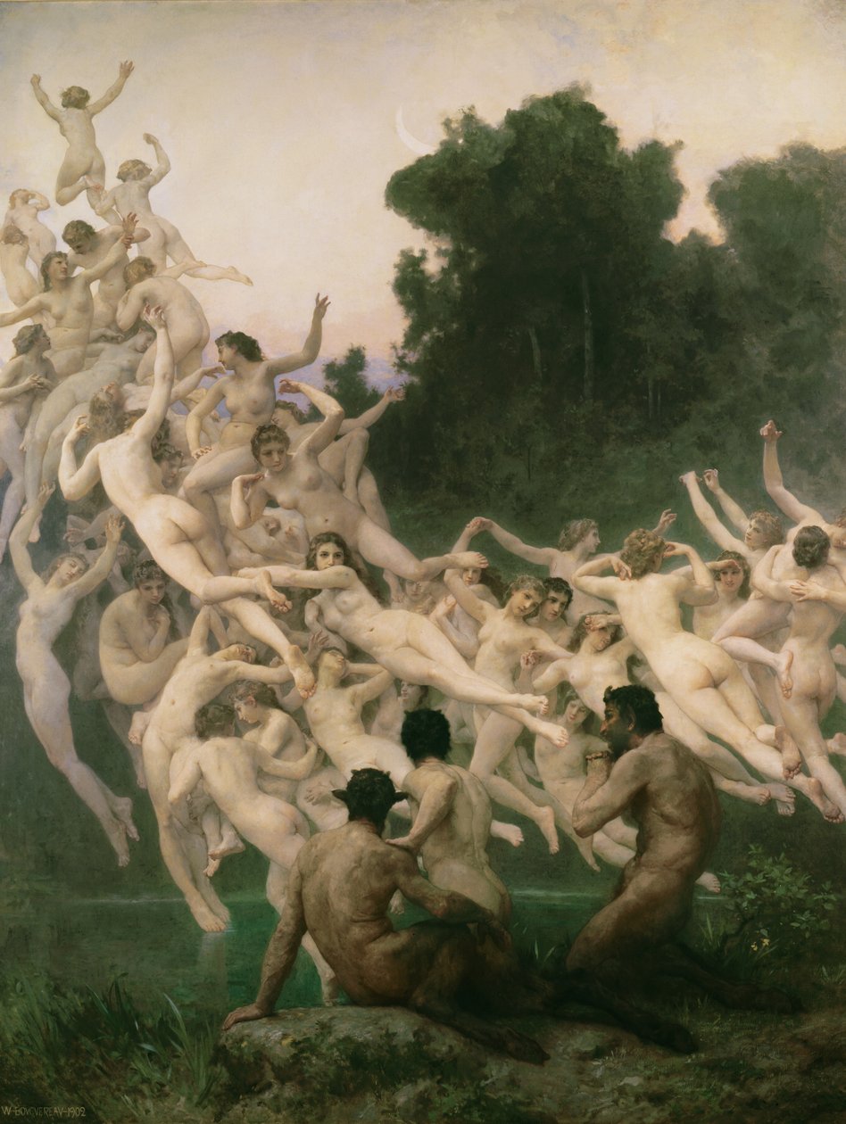 Oreadit tekijältä William Adolphe Bouguereau