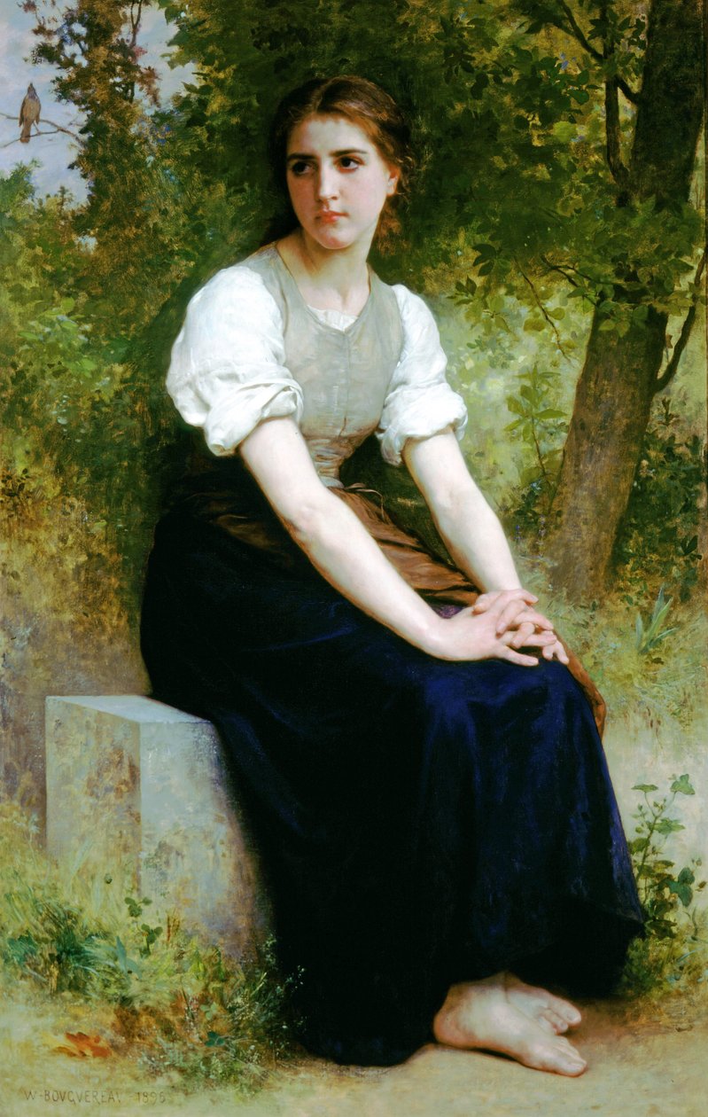 Satakielen laulu tekijältä William Adolphe Bouguereau