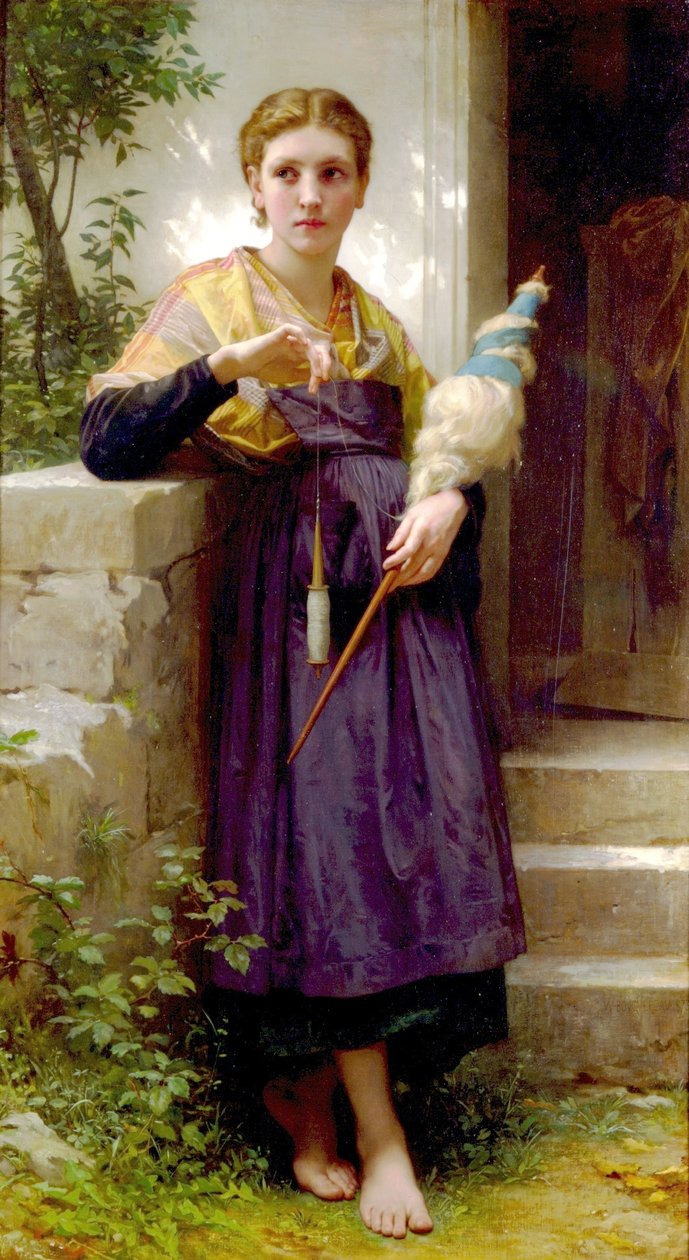 Spinner tekijältä William Adolphe Bouguereau
