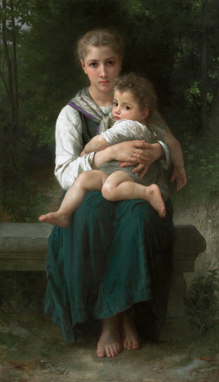 Kaksi sisarta tekijältä William Adolphe Bouguereau