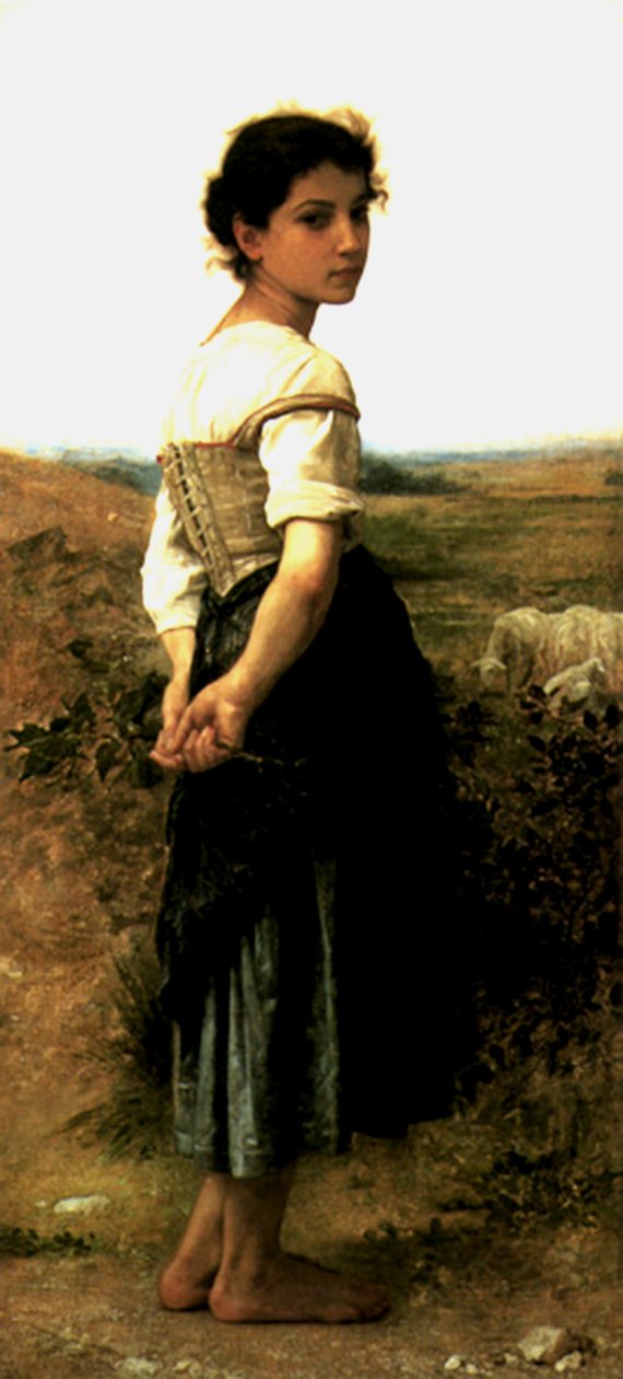 Nuori paimen tekijältä William Adolphe Bouguereau