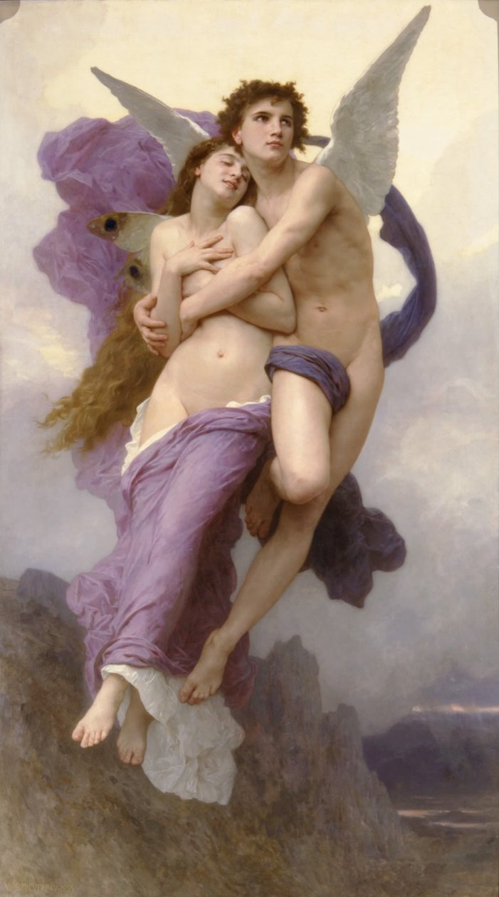 Psychen sieppaus tekijältä William Adolphe Bouguereau