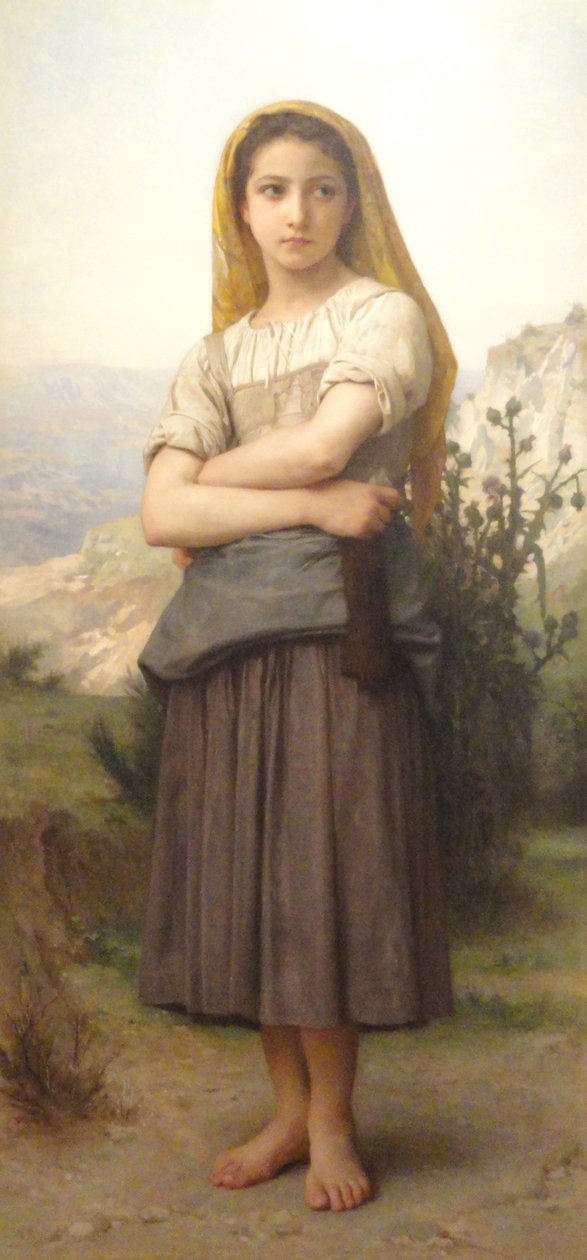 Nuori tyttö tekijältä William Adolphe Bouguereau