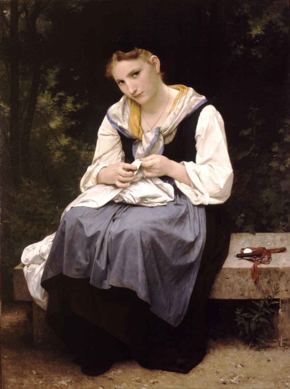 Nuori Työntekijä tekijältä William Adolphe Bouguereau