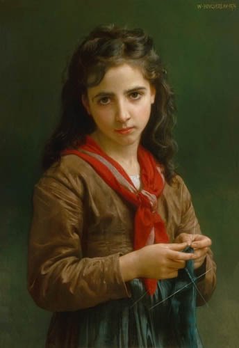 nuori tyttö tekijältä William Adolphe Bouguereau