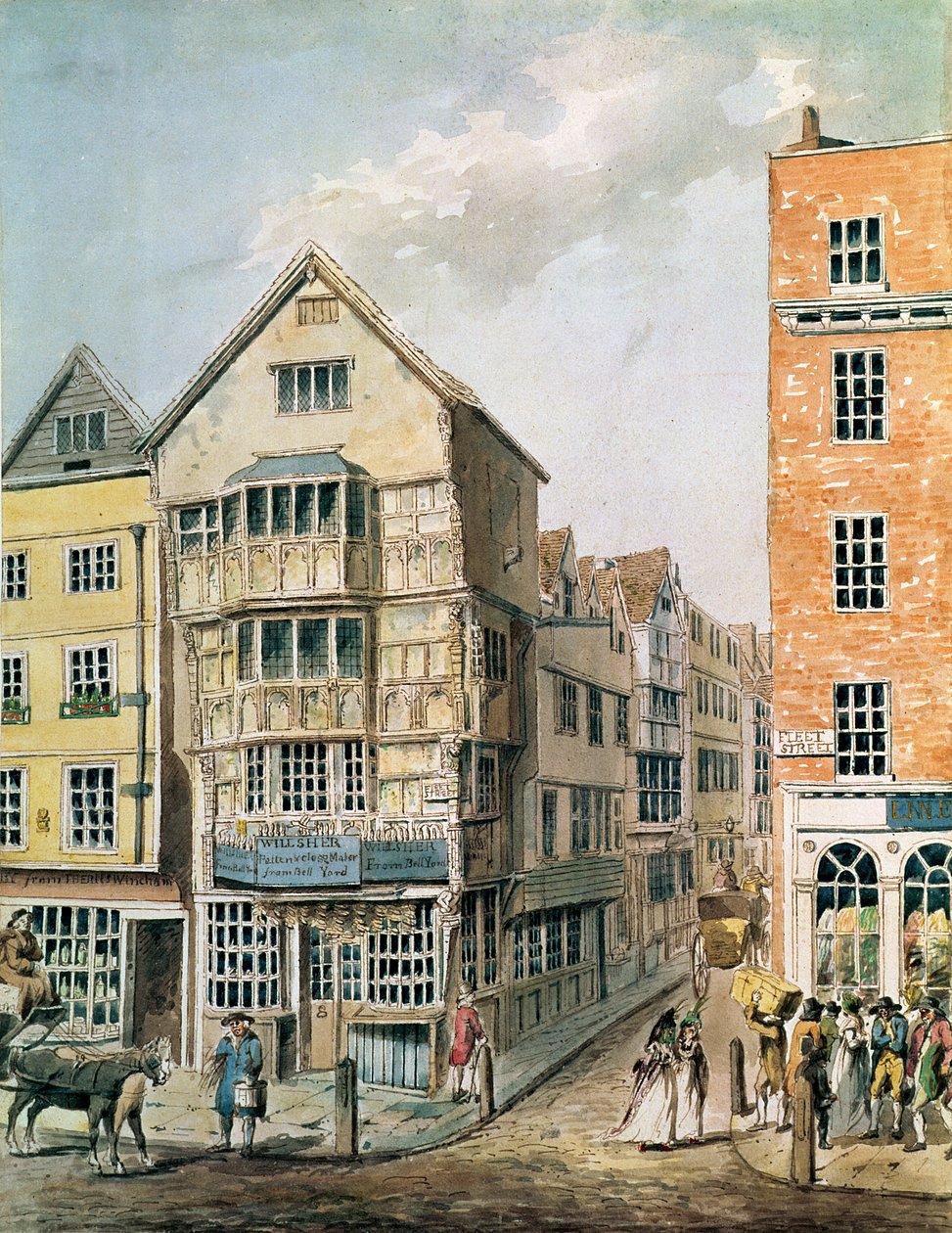 Fleet Streetin ja Chancery Lanen kulma. tekijältä William Alexander