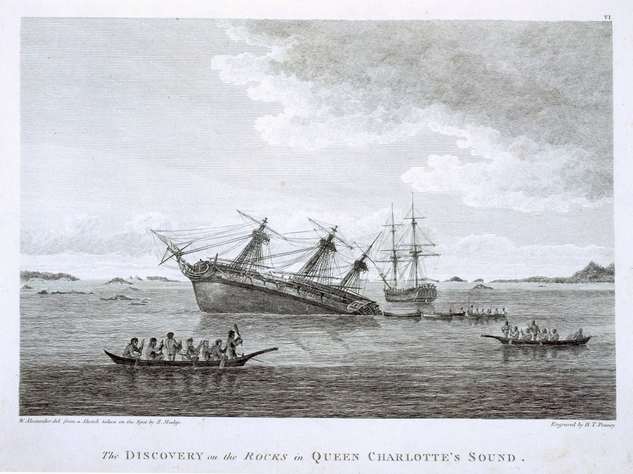 The Discovery on the Rocks Queen Charlotte