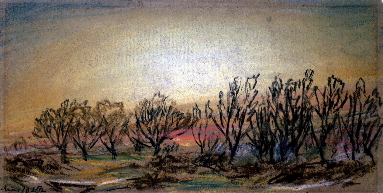 Jälkhehku auringonlaskun jälkeen, 10. toukokuuta 1884 tekijältä William Ascroft