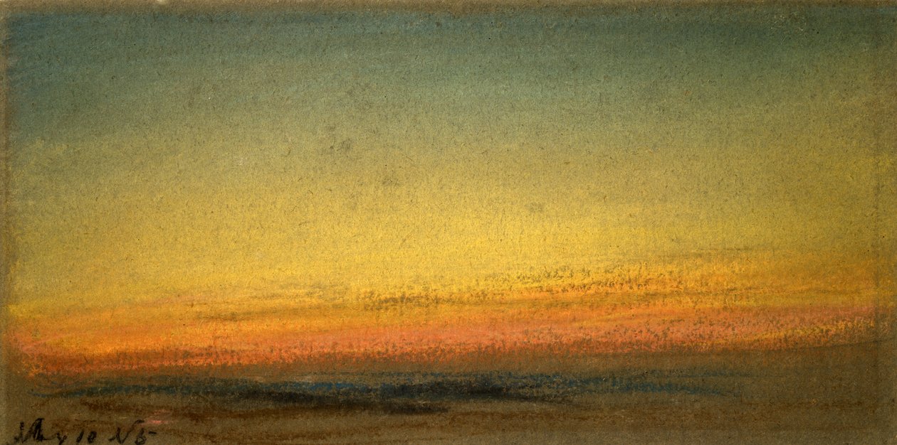 Auringonlasku, 10. toukokuuta 1884 tekijältä William Ascroft