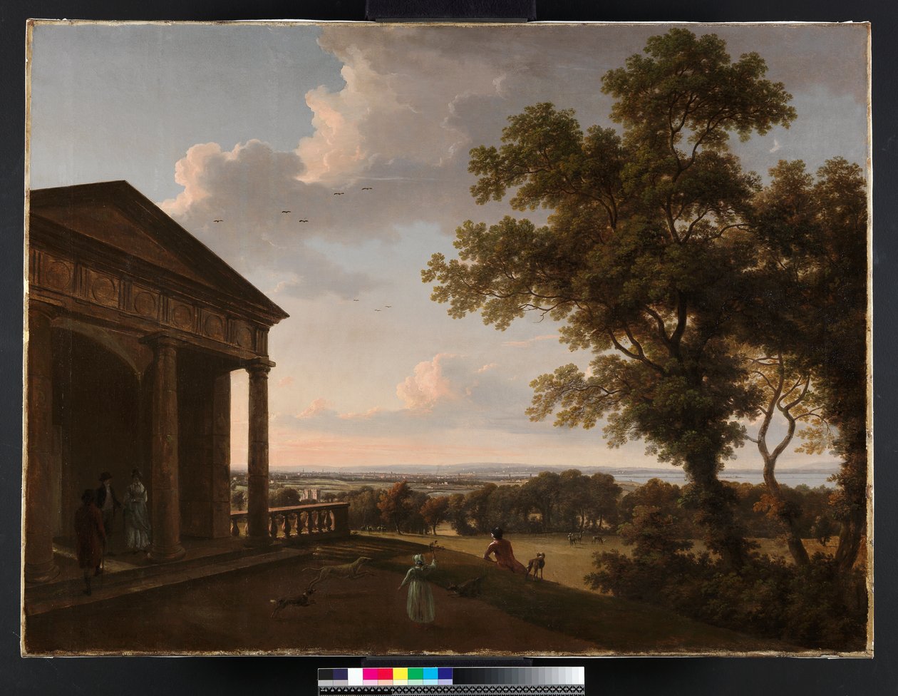 Näkymä Mount Merrion Parkissa, 1804 tekijältä William Ashford
