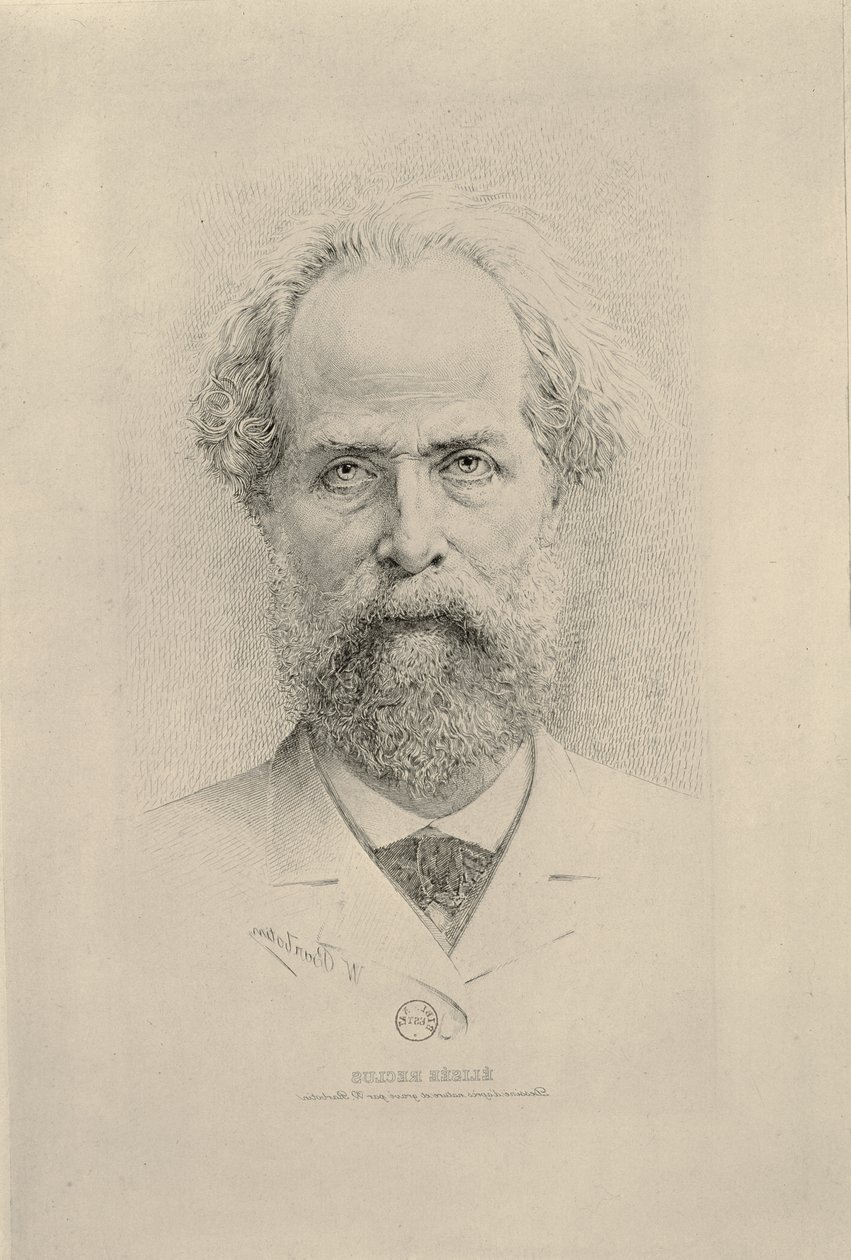 Muotokuva Elisee Reclusista (1830-1905) tekijältä William Barbotin