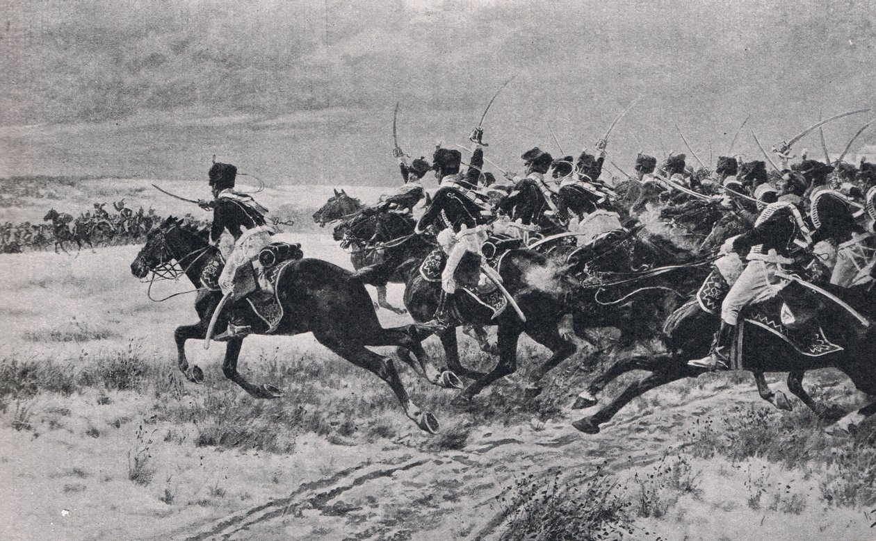 Benevente, 29. joulukuuta 1808, kuva julkaisusta "British Battles on Land and Sea", julkaisija Cassell, Lontoo, n. 1910 tekijältä William Barnes Wollen