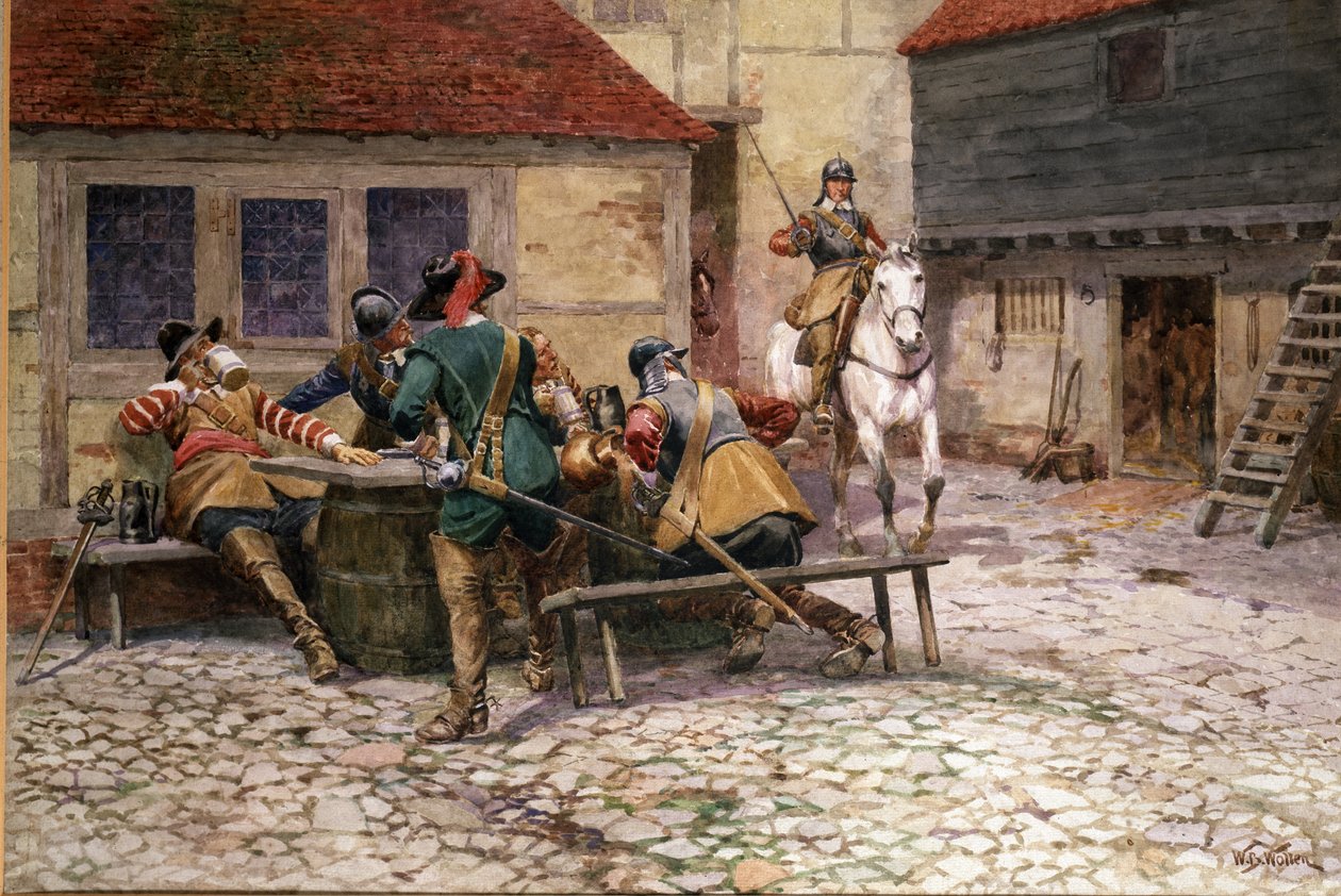 Englannin sisällissota 1645, 1900 tekijältä William Barnes Wollen
