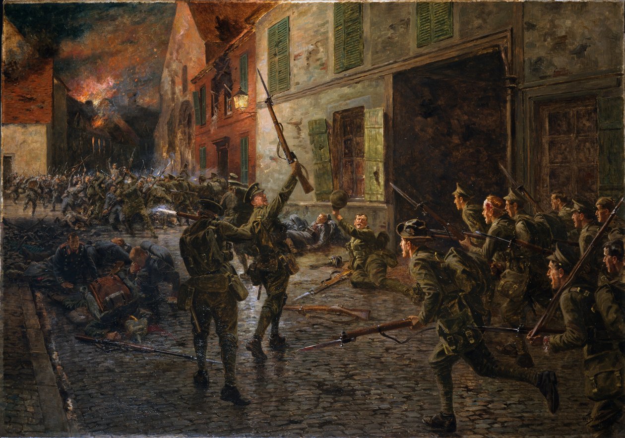 Landrecies, 25. elokuuta 1914, 1915 tekijältä William Barnes Wollen