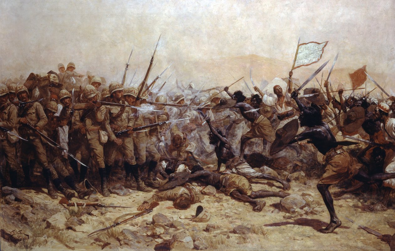 Abu Klean taistelu, 17. tammikuuta 1885, 1896. tekijältä William Barnes Wollen